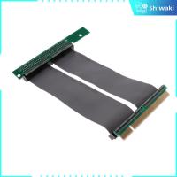 Shiwaki PCI 32bit สายส่วนต่อส่วนขยายริบบิ้นไรเซอร์การ์ด15ซม. สำหรับการ์ดเน็ตเวิร์ก