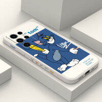 เคสเล่นตลกแมวเมาส์ Samsung Galaxy S23 S22 S21 Ultra Plus Fe แฟชั่นการออกแบบสร้างสรรค์