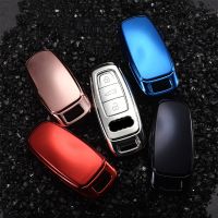 ▧◆ Waterproof New Hard TPU Car Remote Key Case For Audi Q8 C8 A6 A6L A7 A8 2018 2019 Auto Protector Full Cover Shell Accessories