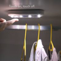 [ Touchable Led Night Light ] [โคมไฟตู้เสื้อผ้า] [โคมไฟตู้เสื้อผ้าแบบพกพาง่ายและพกพา