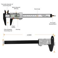 [QQL Hardware Tools] หน้าปัดคาร์บอนไฟเบอร์เครื่องมือวัดความกว้างดิจิตอลอิเล็กทรอนิกส์150มม. เครื่องวัดเวอร์เนียหน้าปัดเครื่องวัดความเร็วรอบ0.1มม. ไม้บรรทัด2สี