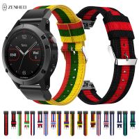 22mm 26mm Nylon Strap for Garmin Fenix 65 5X Plus/Fenix 6 6X Pro Bracelet Quick Fit Watchband for Garmin Forerunner 935 945