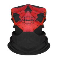 ♣ Men Summer Skull Bandana Triangle Face Mask Cycling Hunting Hike Fishing Ski Sports Outdoor Neck Warmer Scarf Women