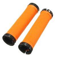 1 Pair Bicycle Handle Grip MTB BMX Bike Handlebar Grips Orange Handlebars