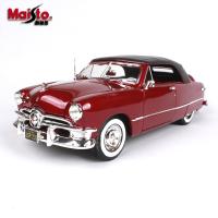 Maisto 1:18 1950 Ford Soft Top Car Alloy Car Model Simulation Car Decoration Collection Gift Toy Die Casting Model Boy Toy B839
