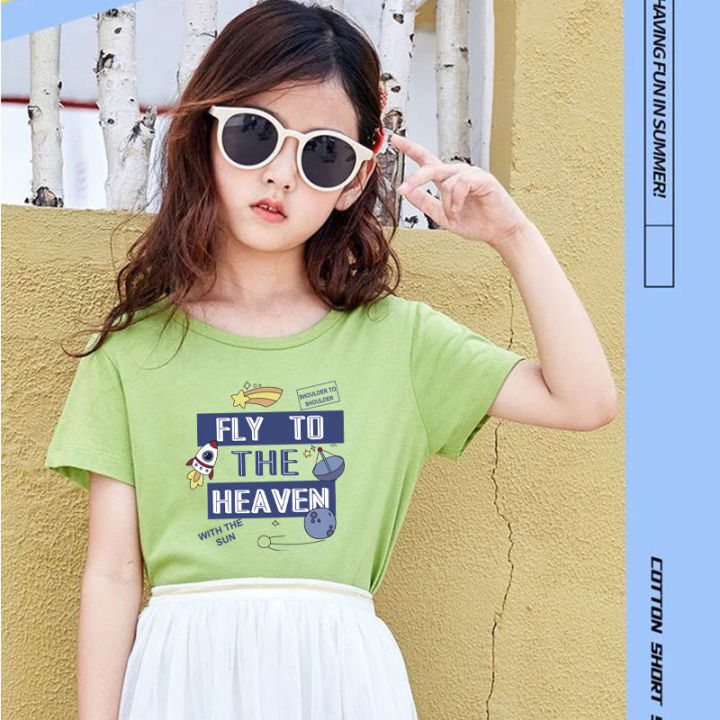 k-2188เสื้อยืดแขนสั้นเด็กลายการ์ตูนน่ารัก-ผ้านุ่มใส่สบาย-ลายเยอะ-สีครบ-ไซส์ครบ-ปลีก-ส่ง