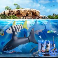 Funny Mini Remote Control Shark Toy Swim in Water Electric RC Fish Can Toy for Kid Children Toddlers Gifts