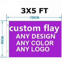 3x5 Custom Banner Flags 3x5Ft Flying 100D Polyester - Advertising Banner Outdoor Indoor Any Size Pictures