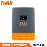 1ชิ้น1ชิ้นตัวควบคุมที่ชาร์จแสงอาทิตย์ Powmr MPPT 60A 12V 24V 36V 48V ตัวควบคุมเครื่องชาร์จแบตเตอรี่ Lifepo4อัตโนมัติแผงโซล่า160VDC อินพุตพีวีสูงสุด