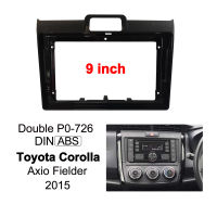 LEXXSON เครื่องเล่นวิทยุ Android Toyota Corolla,Axio Fielder 2015 FM กรอบสำหรับ2 DIN 9นิ้วชุดดัดแปลงส่วนหัวแอนดรอยด์