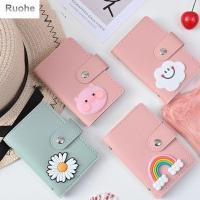 RUOHE เคสการ์ดพกพาสำหรับผู้ชายกระเป๋าการ์ดพาสปอร์ต26บิตความจุขนาดใหญ่การ์ดมื้ออาหารหนัง PU ที่ใส่บัตรการ์ตูน Sampul Kartu กระเป๋าใส่บัตรเครดิตกล่องใส่บัตรเครดิต