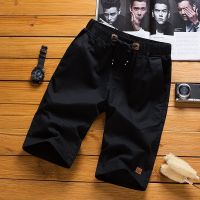 CODhuanglan212 Seluar Pendek Fesyen Seluar Pendek Lelaki Cotton Shorts Mens Straight Loose Mens Casual Fashion Brand Capris Beach Pants Mens Pants