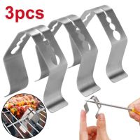 3pcs Barbecue Probe Clip For Weber Meat BBQ Probe Clip Holder For Maverick MeasuPro Grill Barbecue Probe Clips Picnic Holders Cooking Utensils