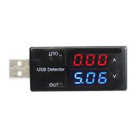 Dual-Display Usb Tester เครื่องตรวจจับแรงดันไฟฟ้าโวลต์มิเตอร์แบบดิจิตอลเครื่องชาร์จไฟแสดงสถานะการวัดปัจจุบัน