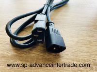 Power Cord IEC C13 to C14 18AWG L 2m. (ยาว 2 เมตร)