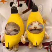【YF】ஐ  Banana Keychain Crying Pendant with Sound Cars Hanging Keyring Cartoon Classmate Gifts New