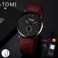 DEK นาฬิกาเด็ก นาฬิกาโทรได้ นาฬิกาโทรศัพท์เด็ก TOMI แท้ Simple Fashion Watch รุ่นนาฬิกา T012 Dark Red (100%New) นาฬิกาเด็กผู้หญิง  นาฬิกาเด็กผู้ชาย