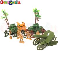 KNKTOY หุ่นทหาร ทหารจิ๋ว กองทัพ ทหารจิ๋ว ทหาร ของเล่น ของเล่นเด็ก คละแบบ 2004-58