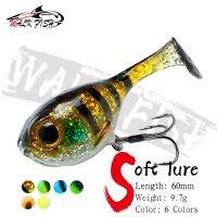 [HOT LIAXLLWISAAZH 534] WALK FISH Soft Lure Balloonfish 60Mm 9.7G 1Pcs คุณภาพสูง Deraball เหยื่อซิลิโคนประดิษฐ์พร้อมตะขอสำหรับปลาทั้งหมด