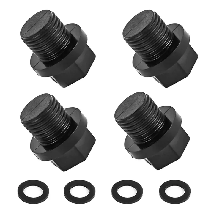 4 Pack Drain Plugs with ORings Pump Plug Pool Filters Replacement Pool