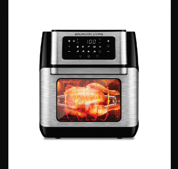 Baumann Multi Air Fryer XR with Rotisserie 7in1 Multifunction Cooker
