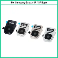 สำหรับ Samsung Galaxy S7 G930 G930F/S7ขอบ G935 G935F โทรศัพท์มือถือที่อยู่อาศัยด้านหลังฝาปิดเลนส์กระจกกล้องถ่ายรูปที่ยึดเฟรมที่อยู่อาศัย