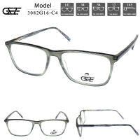 ?กรอบแว่นตา GEZE รุ่น 3082G16-C4 เต็มกรอบสีเทาลาย Vintage น้ำหนักเบา ใส่สบาย (บริการตัดเลนส์สายตาราคาถูก)