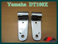 YAMAHA  DT100X HEADLIGHT CLAMP (LH&amp;RH) "CHROME" SET (1 PAIR) // หูช้างยึดไฟหน้า แคล้มป์ยึดไฟหน้า คู่ ซ้าย-ขวา สินค้าคุณภาพดี