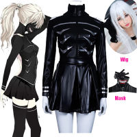 Anime Tokyo Ghoul Kaneki Ken Cosplay Costumes Kaneki Ken Fighting Uniform Cosplay Dresses Wigs For Women Halloween Party