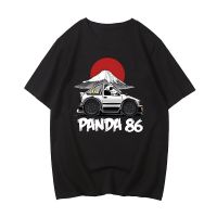 Manga Jdm Car Initial D T Shirt Men Cool Automotive Print T-shirt Cotton Short Sleeve Summer Japanese Streetwear Boys