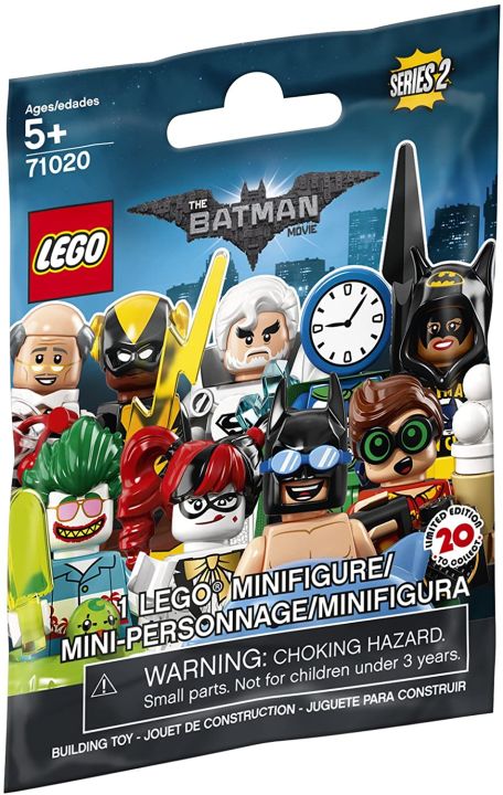 1 nhân vật] Lego Minifigures 71020 - Bộ xếp hình Lego Nhân vật Batman Movie,  Series 2 