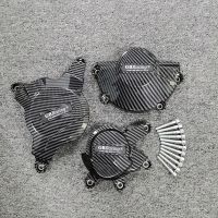 ฝาครอบป้องกันเครื่องยนต์รถจักรยานยนต์สำหรับฮอนด้า CBR600RR 2007-2023การพิมพ์คาร์บอนไฟเบอร์