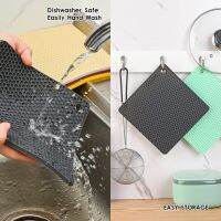 ขาตั้งสามขาเสื่อหม้อผู้ถือหม้อร้อน Trivets สำหรับจานร้อนทนความร้อนตาราง Placemats เคาน์เตอร์ Trivest แผ่น