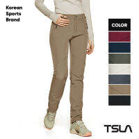 [คอลเลกชันใหม่] [TSLA] Softshell กันน้ำระบายความร้อนกางเกงใส่ปีนเขากางเกงผู้หญิง I ความร้อน (TM-XKB52)