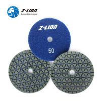 Z-LION 3 3pc Diamond Polishing Pad Marble Granite Engineered Stone Grinding Disc Thickness 1.8mm New Design Dry Abrasive Tool