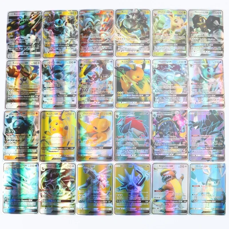 50-360Pcs French Pokemon Cards VStar TAG TEAM GX V MAX VMAX Shining Card  Game Battle Carte Trading Children Francaise Toy Color: 50 TAG TEAM French