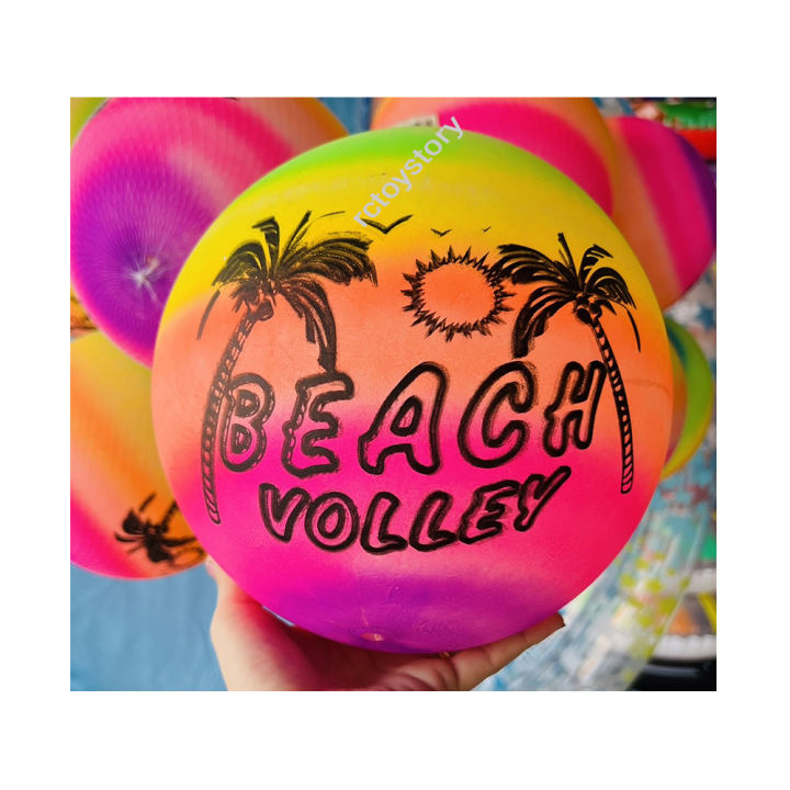 rctoystory-บอล-บอลชายหาด-ลูกบอลเป่าลม-ลูกบอล-เด้งดึ๋ง-ของเล่นเด็ก-บอลยาง-นิ่ม-ขนาด-21-25-ซม-ตามต้องการ