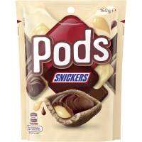 Pods บิสกิตสอดไส้ช๊อกโกแลต snicker 160 g. มี Halal BBF 25/12/23