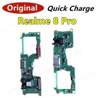 พอร์ตชาร์จขั้วต่อ USB ดั้งเดิมสําหรับ Realme 8 Pro 8Pro Dock Charge Board Flex Cable อะไหล่ทดแทน