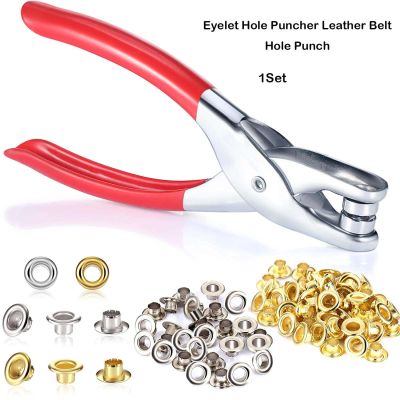 เข็มขัดหนัง Hole Puncher ตาไก่ Hole Puncher Revolve จักรเย็บผ้ากระเป๋า Setter เครื่องมือ Watchband สายคล้องคอในครัวเรือน Leathercraft