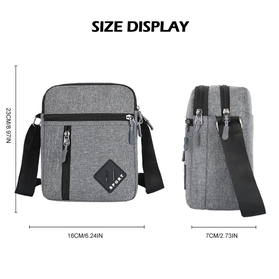 Solo New York Ludlow Universal Tablet Messenger Bag - Black & Gray |  eBay