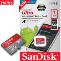 Sandisk Ultra MicroSDXC Card UHS-I 1TB อ่าน120MB/s U1 A1 (SDSQUA4-1T00-GN6MN) ใส่ โทรศัพท์ Andriod ประกัน Synnex 10 ปี