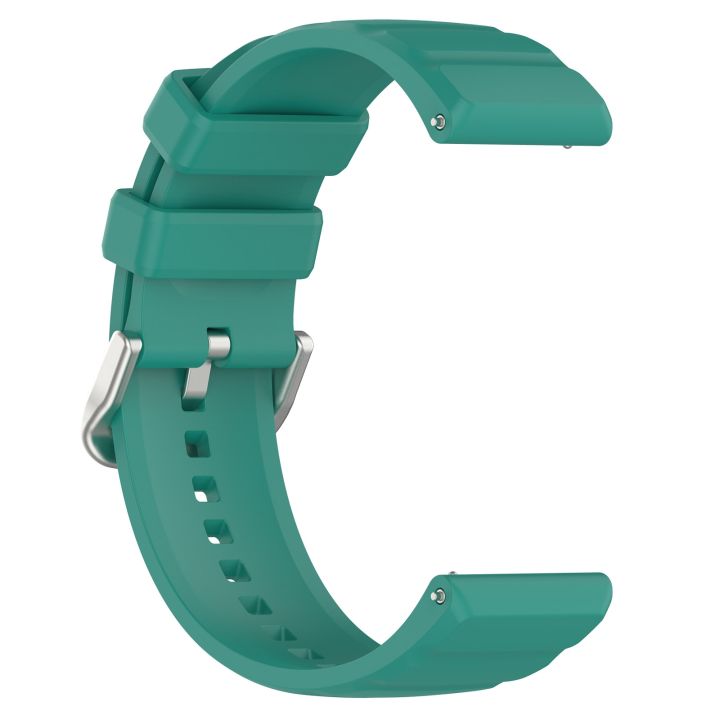 สำหรับ-amazfit-gtr-4-22mm-สายนาฬิกาข้อมือซิลิโคน-สีเขียวสน