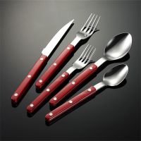 【CW】 Fork Cutlery Clip Handle  Steak Knives Dinnerware Restaurant Tableware