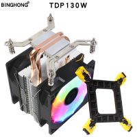 Cpu Heatsink 2 Heatpipe 3/4Pin With Pwm 90mm X79 X99 2011 And 1155 1200 1700 1356 1366 AMD3 AM4 Cooler