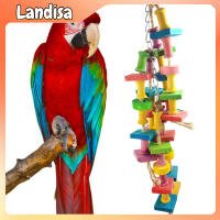 Parrot Wooden Chewing Toys Natural Tearing Toys Birdcage Accessories For Large Medium Small Birds