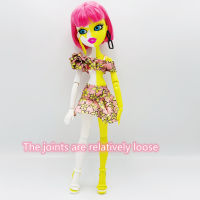 Original dolls 3D eyes mgadoll Mutant girl Fashion Red blue pink black hair Mixed skin 11 joints BratzDoll Beautiful Best Gift