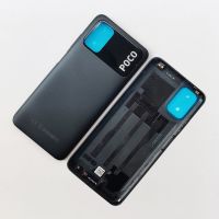 Poco ที่ครอบสำหรับ Xiaomi M3 Poco ฝา M3หลัง,อะไหล่เคสประตูด้านหลังพร้อมปุ่มปรับระดับเสียง