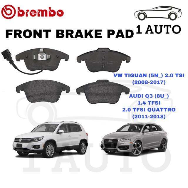 GENUINE BREMBO FRONT BRAKE PAD VW TIGUAN 5N 2.0 TSI AUDI Q3 8U 1.4 TFSI