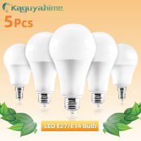 [Super bright bulb] Kaguyahime 5ชิ้น LED E27หลอดไฟหรี่แสงได้โคมไฟ E14 220โวลต์6วัตต์15วัตต์แสง Lampadas Bombillas อบอุ่นสีขาวเย็น